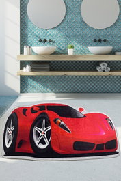 Mijölnir Carcar Alfombrilla de baño Multicolor 80 x 150 cm